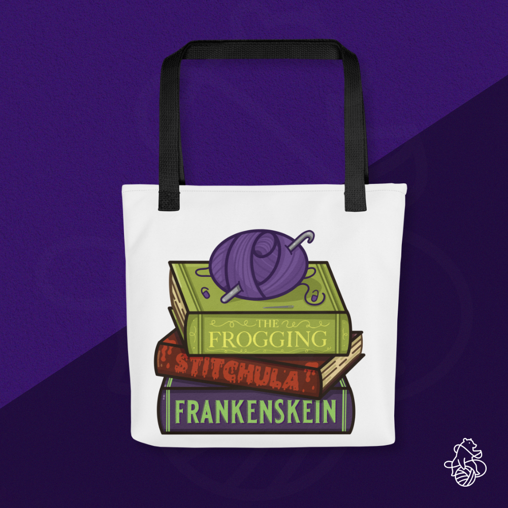 Book Stack Tote Bag