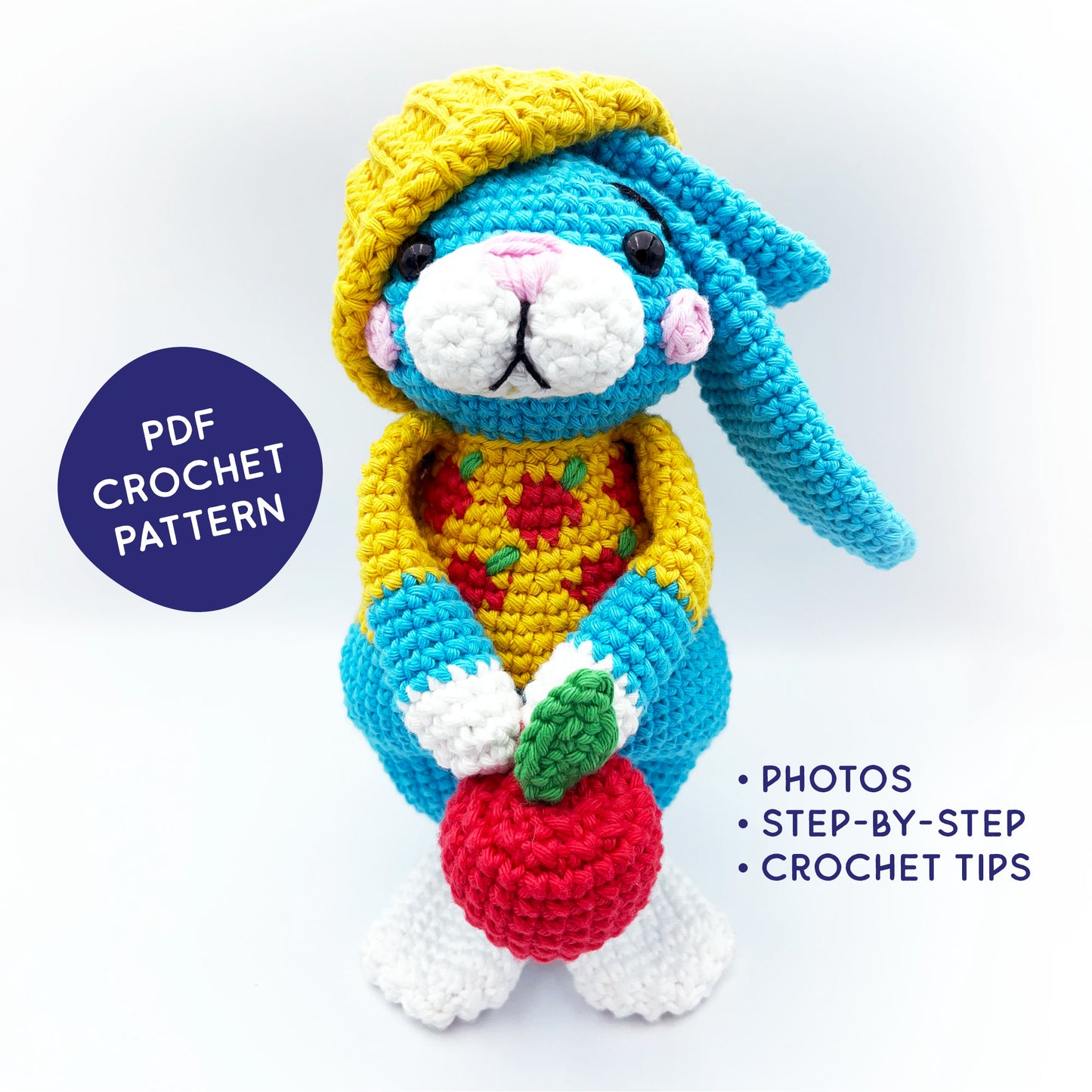 Fiji The winter bunny - PDF crochet pattern