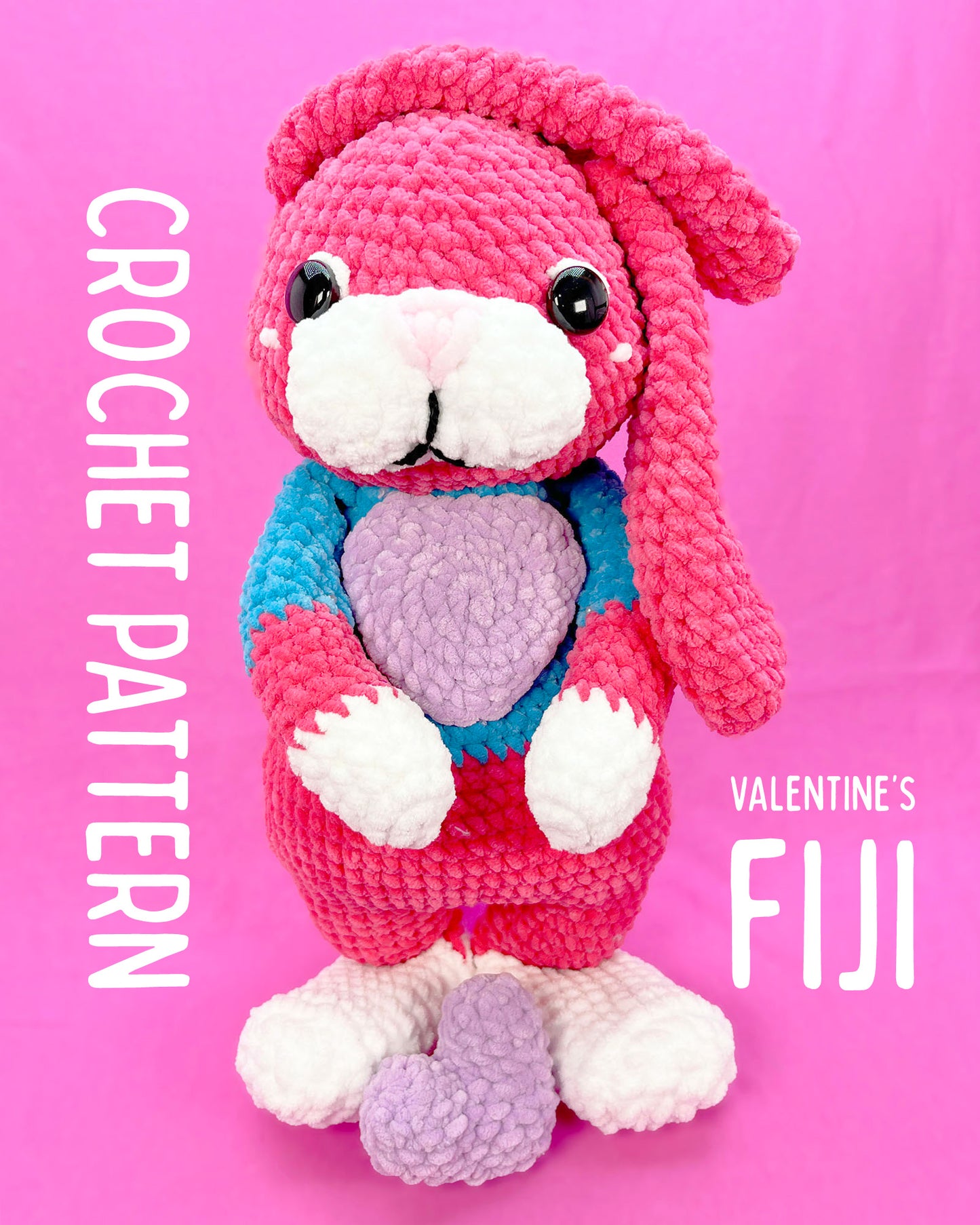 Fiji The snuggle bunny - PDF crochet pattern (Copy)
