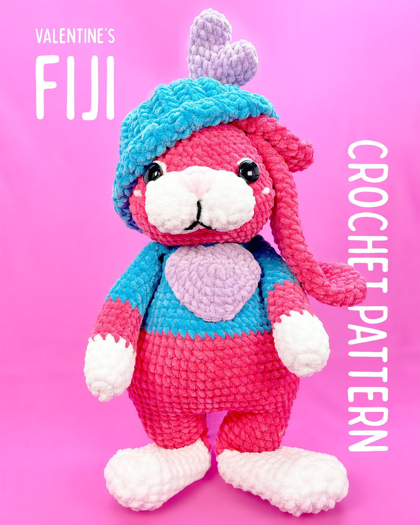 Fiji The snuggle bunny - PDF crochet pattern (Copy)