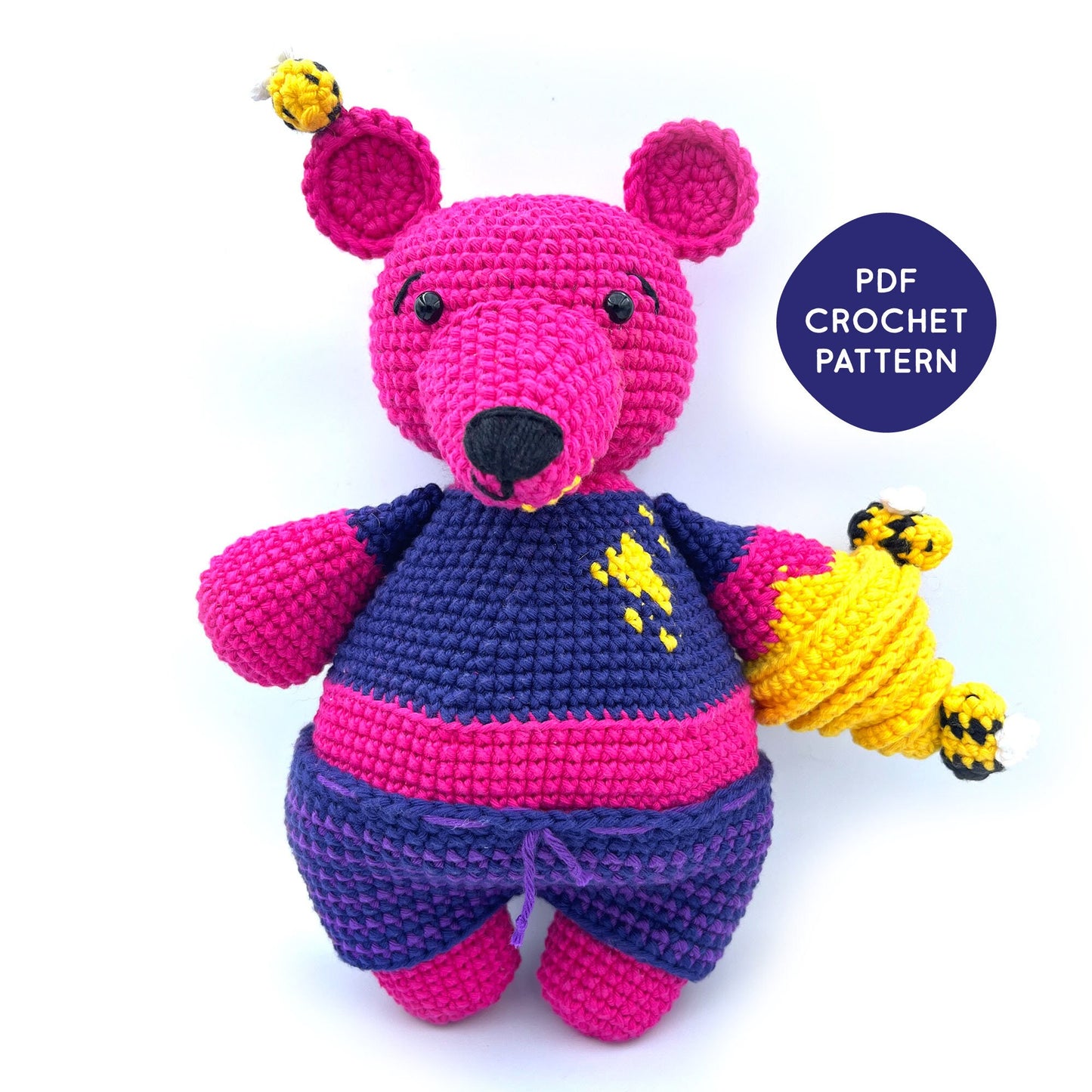 Knotty Bear - PDF crochet pattern