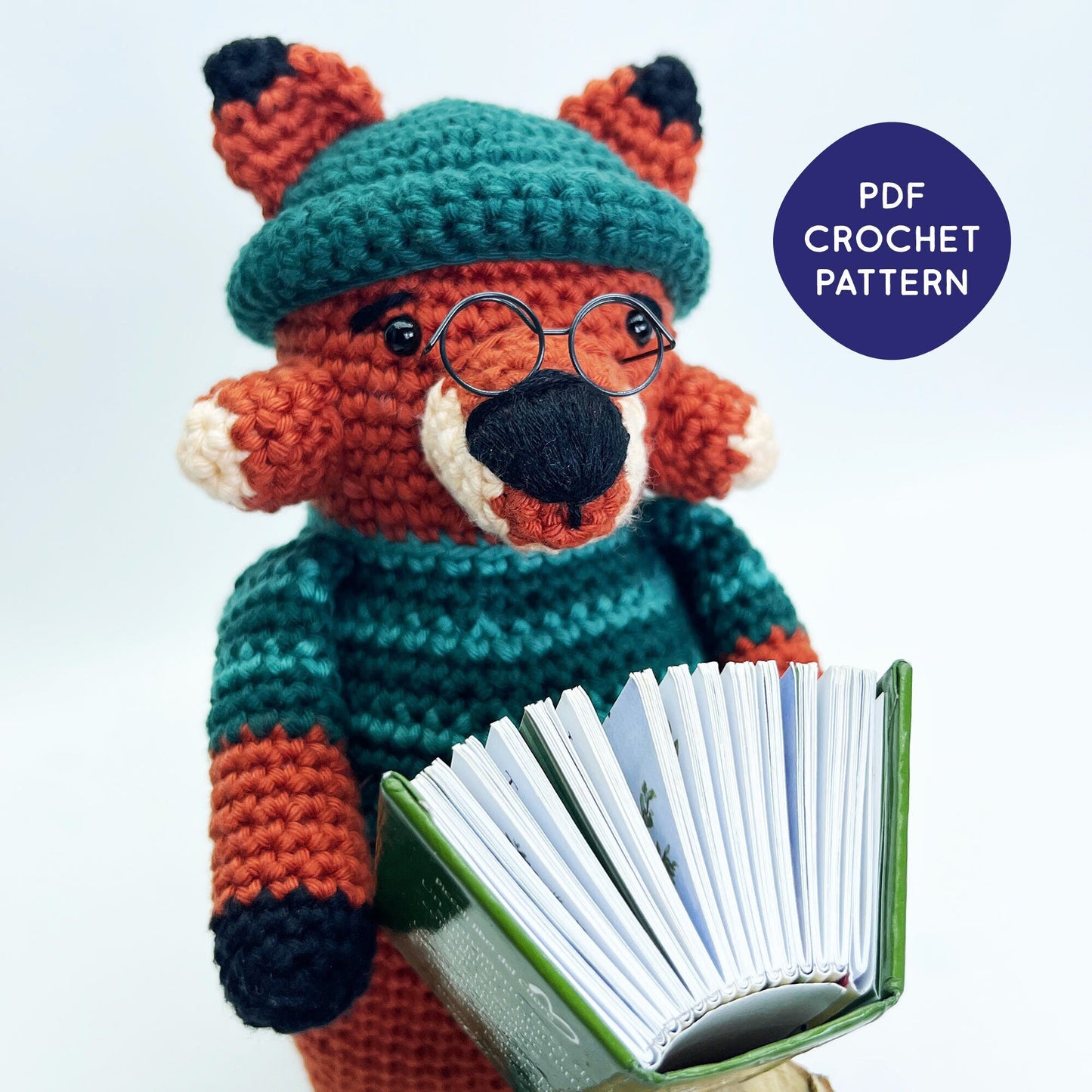 Frederick the fox - PDF crochet pattern