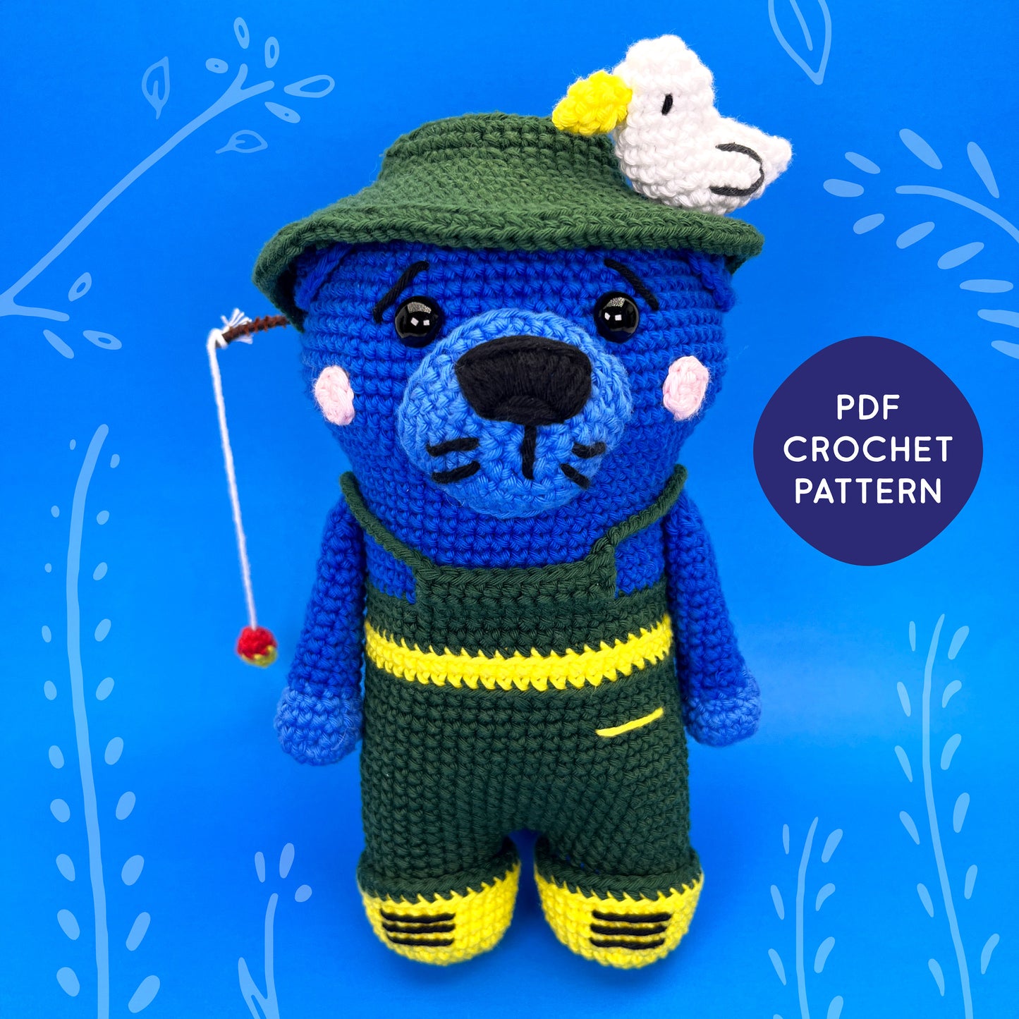 Otis the otter - PDF crochet pattern