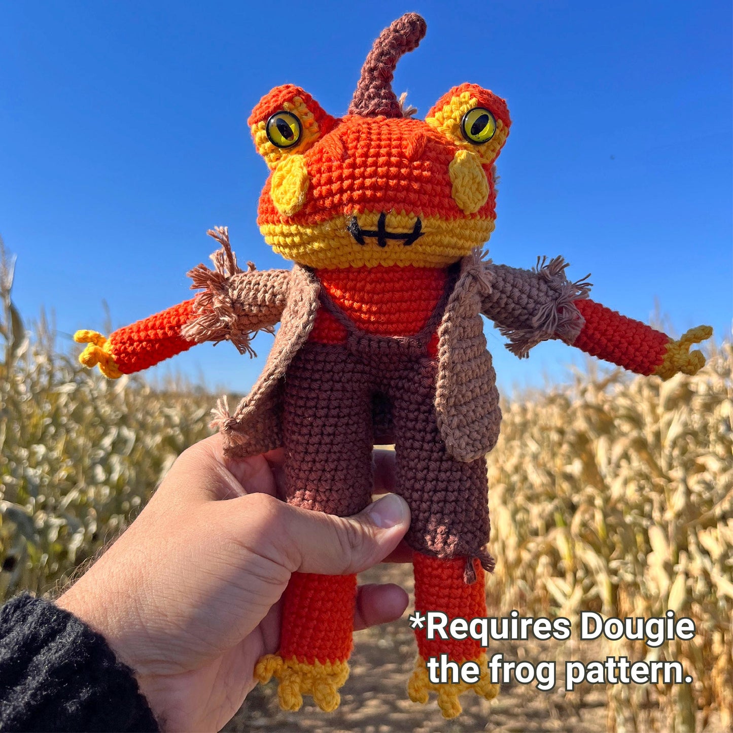 Pumpkin Dougie ADD ON - PDF crochet pattern