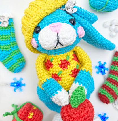 Fiji The winter bunny - PDF crochet pattern