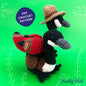 Lucy the Canadian Mountie Goose - PDF crochet pattern
