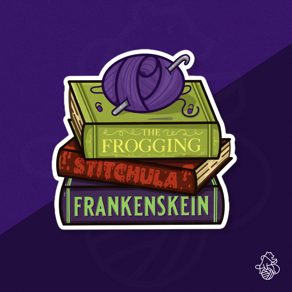 Book Stack Sticker