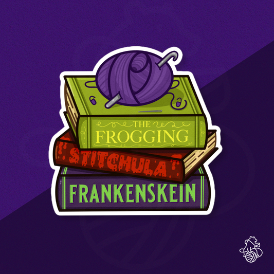 Book Stack Sticker