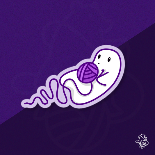 Yarn Ghost Sticker