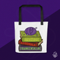 Book Stack Tote Bag