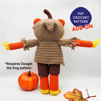 Pumpkin Dougie ADD ON - PDF crochet pattern